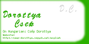 dorottya csep business card